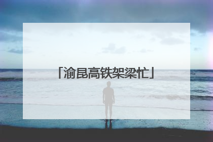 渝昆高铁架梁忙